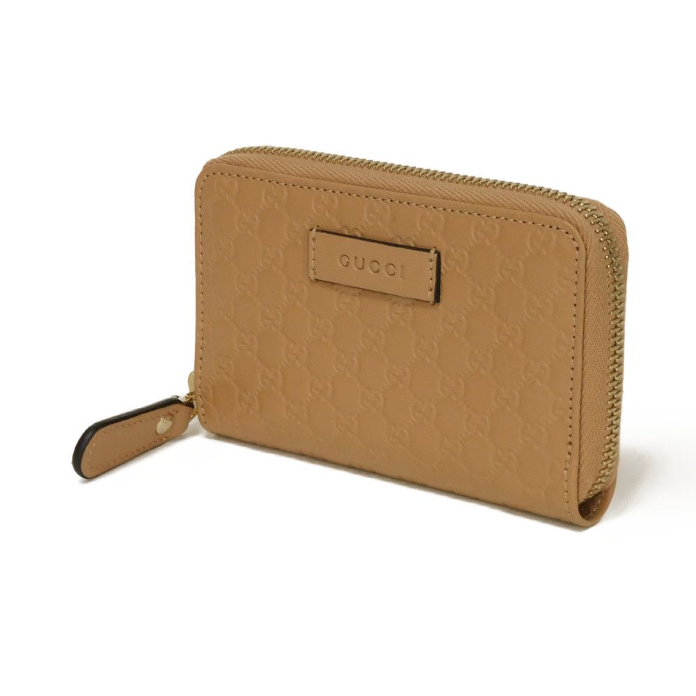 Gucci Coin case BMJ1G Shima GG Leather Beige Handbag
