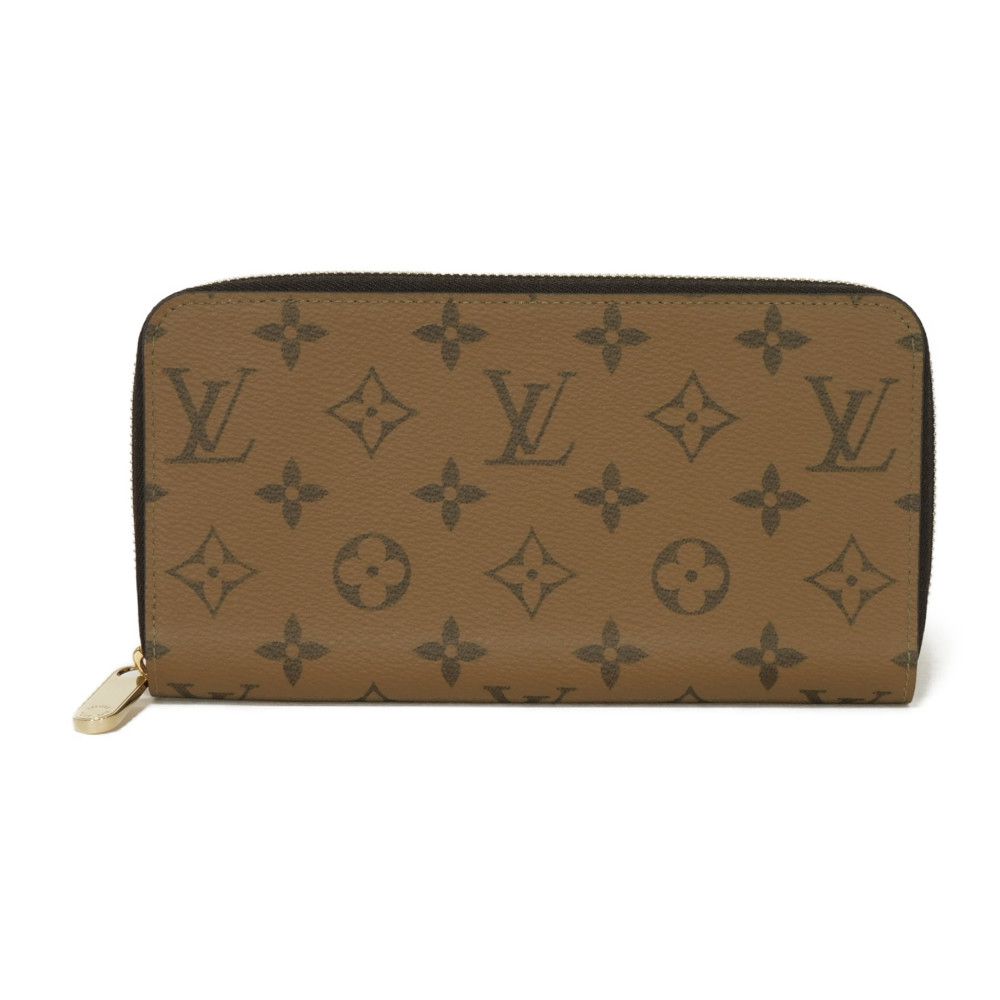 Louis Vuitton Long Purse M82444 Reverse x Monogram Leather Canvas Brown Wallet Case