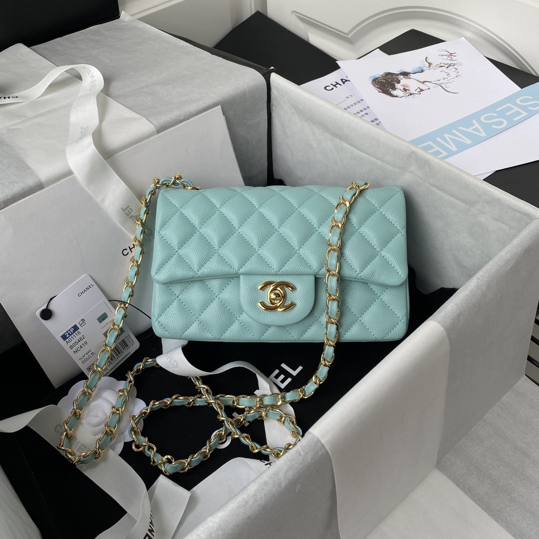 Chlmini Classic Handbag Light For Women Blue Travel Bag