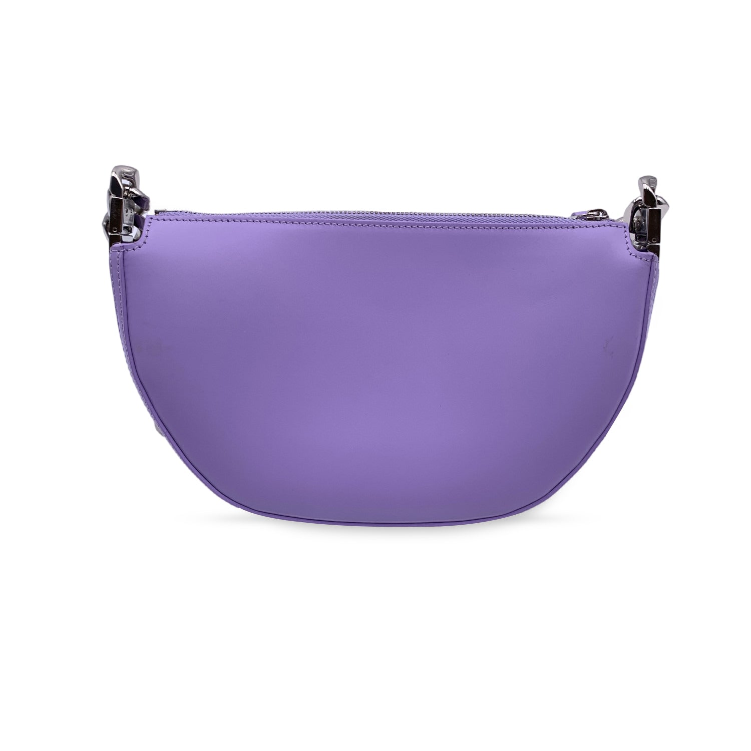 Burberry Luxury Lillac Olympia Shoulder Bag Leather Purple Mini