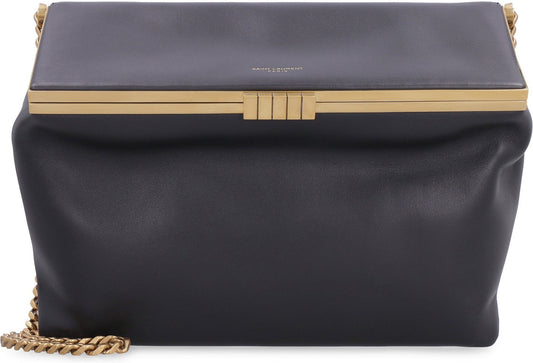 YSL Saint Laurent Saint Laurent Trending Women Fanny Shoulder Bag Leather Black