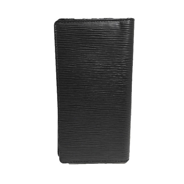 Louis Vuitton Long Purse M63212 Epi Noir Leather Wallet Case