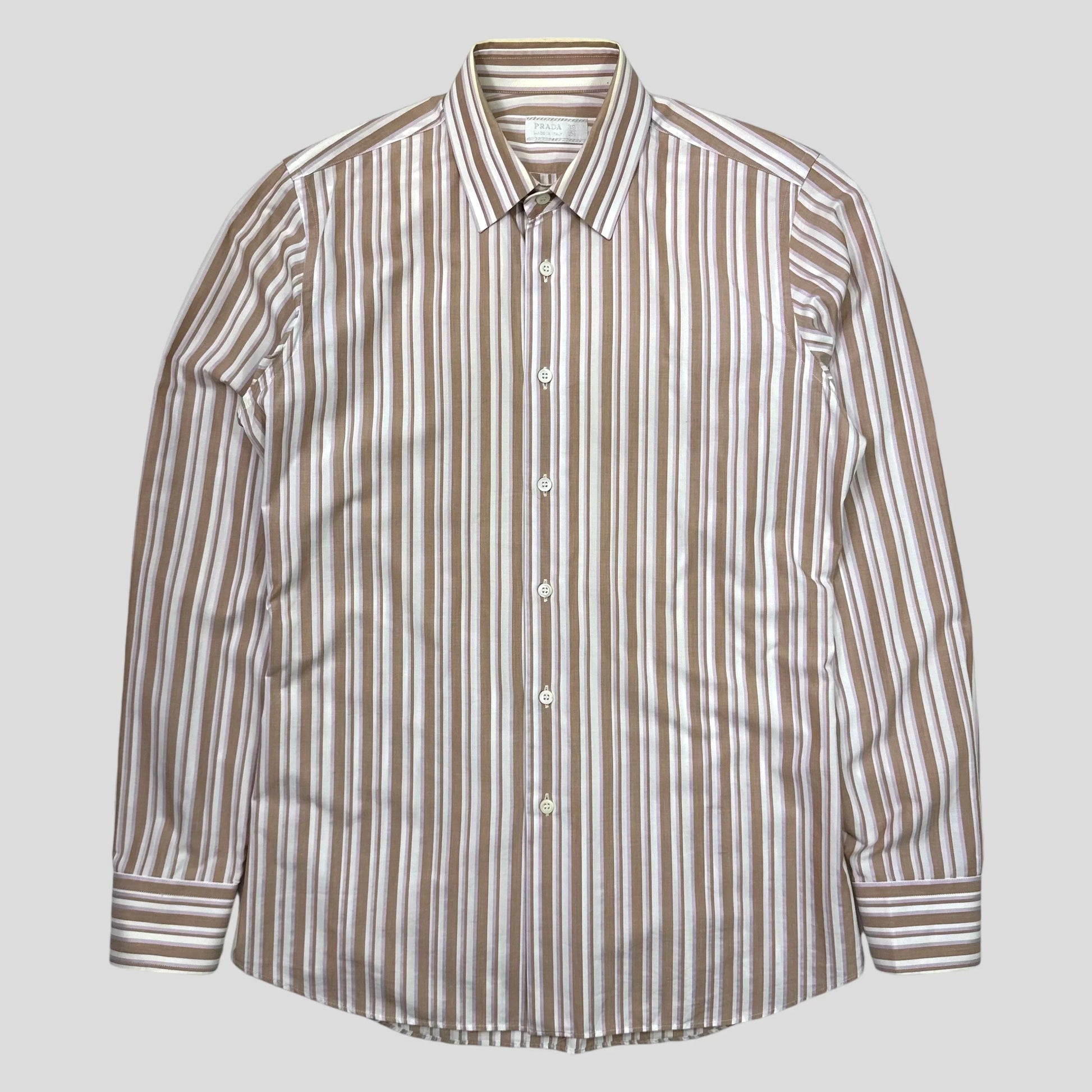 Prada Handbag 00’s Candy Striped Shirt - M
