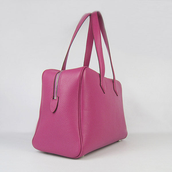 Hermes Luxury Togo Handbag Peach Leather Travel Bag