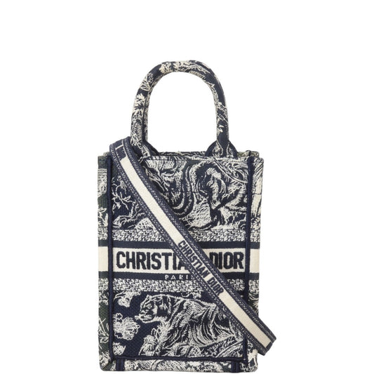 Dior Tote Bag Book Tote 5 Canvas Mini Small Shoulder Bag