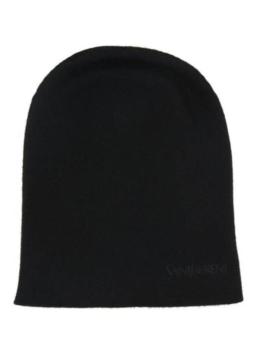 YSL Saint Laurent Saint Laurent Trending Embroidered Cashmere Beanie Travel Black Travel Bag