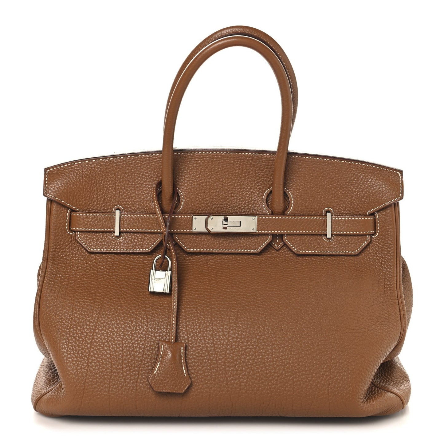Hermes Togo Birkin Handbag Gold Travel Bag