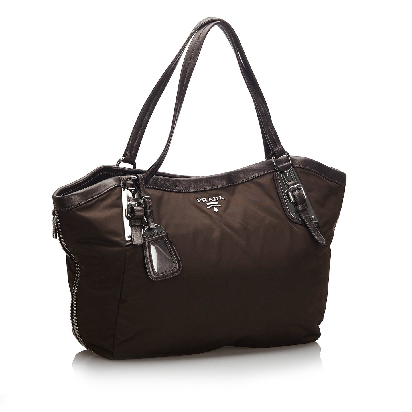 Prada Fabric Tote Bag Italy Nylon Black Bag Italy 5