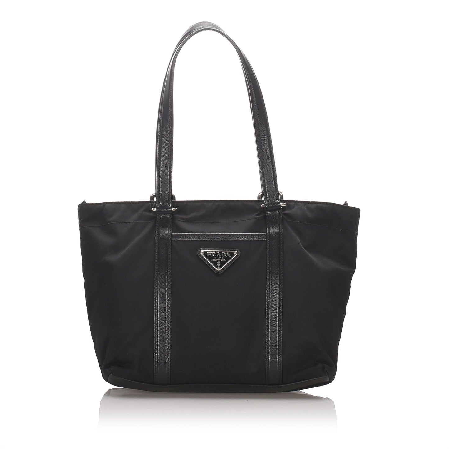Prada Fabric Tessuto Tote Bag Italy Nylon Black Bag Italy 3