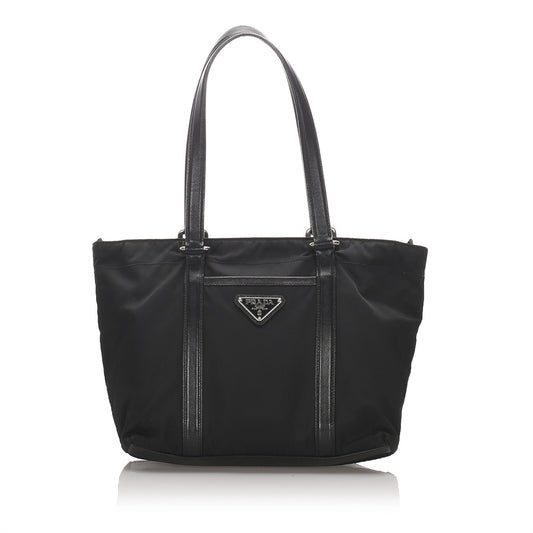 Prada Fabric Tessuto Tote Bag Italy Nylon Black Bag Italy 3