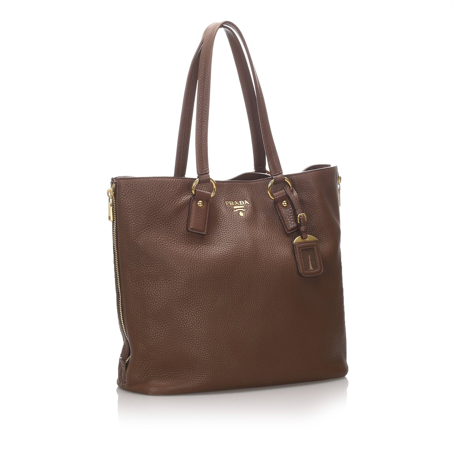 Prada Calf Daino Tote Bag Italy Leather Calf Leather Vitello 3