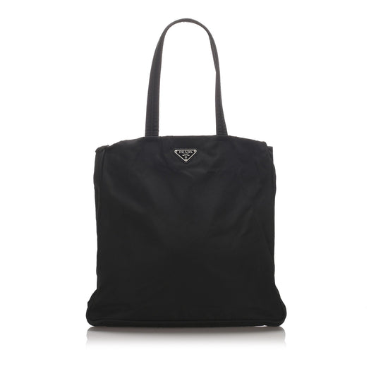 Prada Fabric Tessuto Tote Bag Italy Nylon Black Bag Italy 4