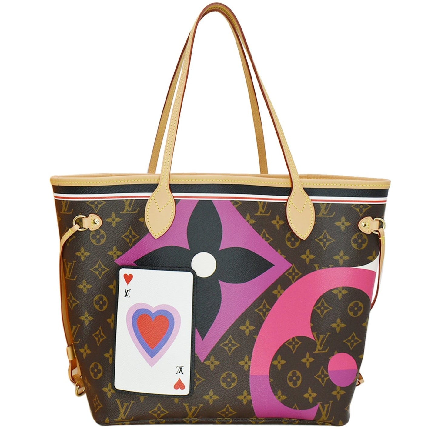 Louis Game On Neverfull Tote Bag Canvas Monogram