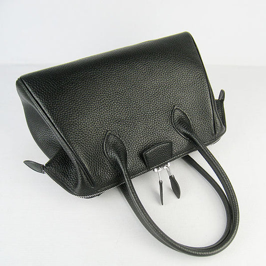 Hermes Luxury Paris Bombay Victoria Handbag Black Travel Bag