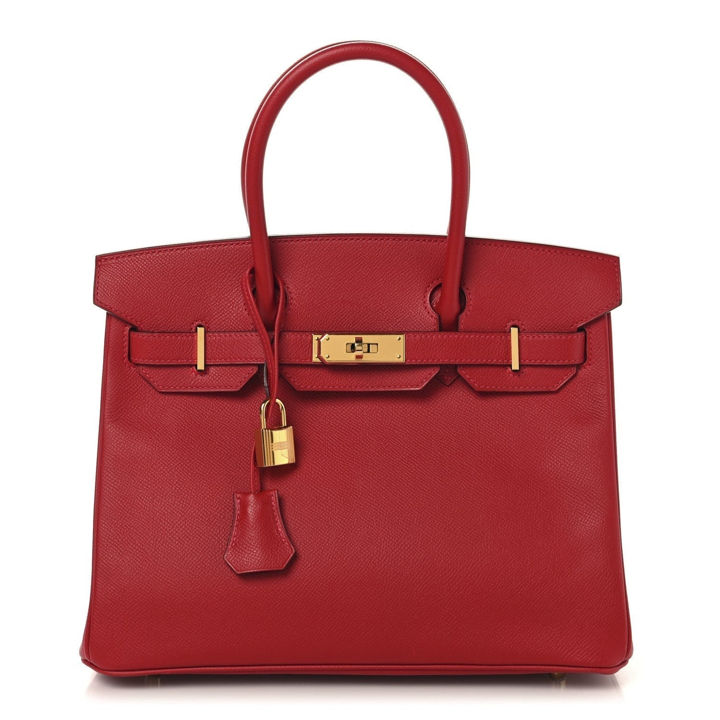 Hermes Epsom Birkin Rouge Cas Ue Handbag Travel Bag