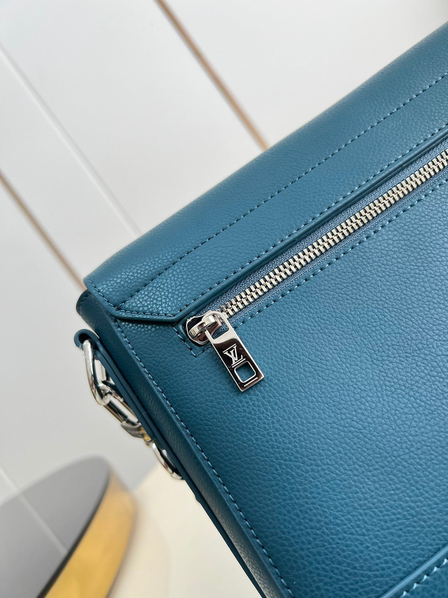 Top Quality Messenger Grain For Men Bags Blue Crossbody Bag