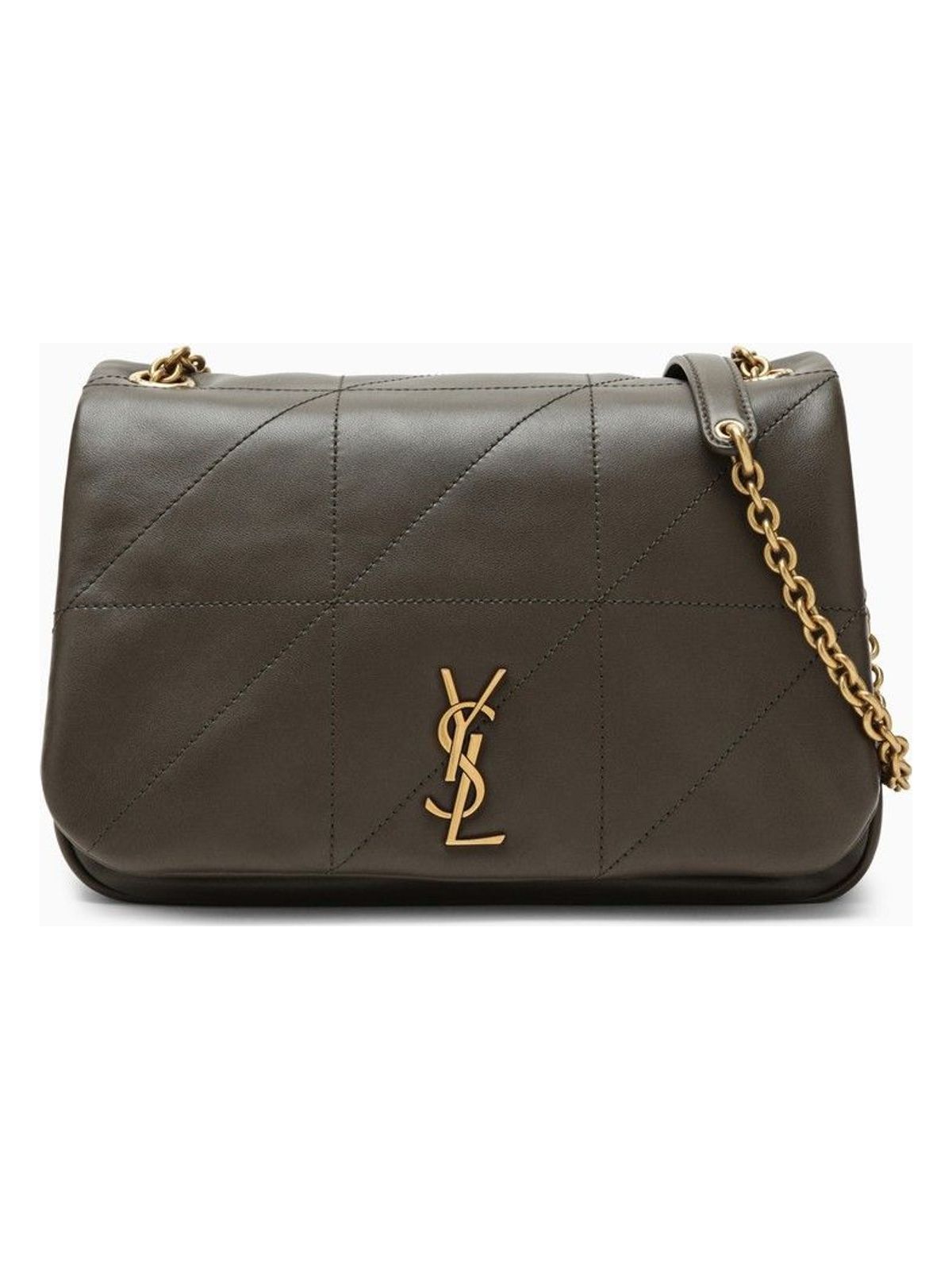 YSL Saint Laurent Luxury Trending Women Jamie Musk Bag In Leather Green Small Travel Bag
