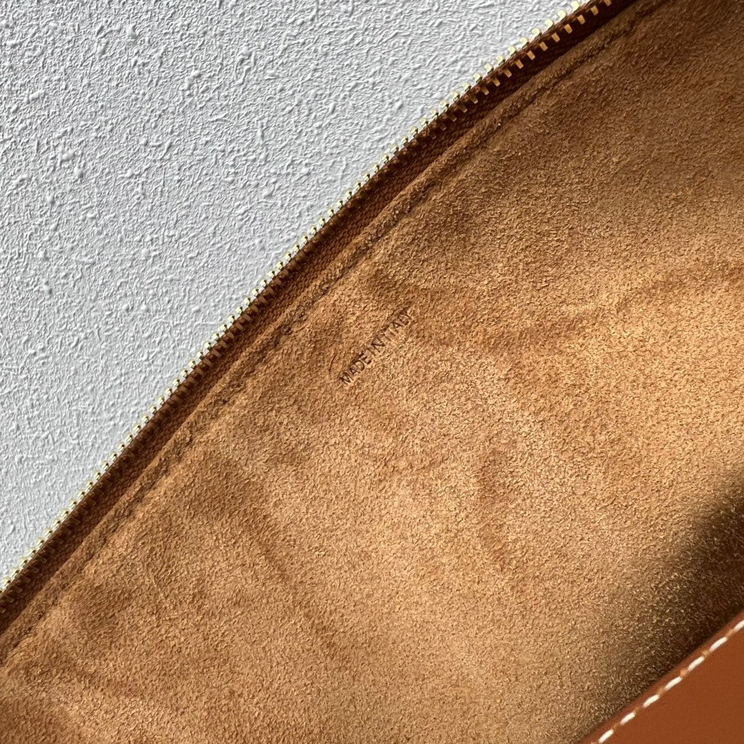 Top Quality Leandre Bag In Supple For Brown Medium Travel Bag