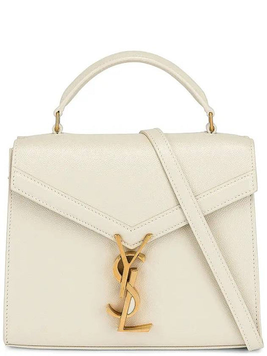 YSL Saint Laurent Saint Laurent Trending Casandra Top Handle Cross Monogram White Shoulder Bag