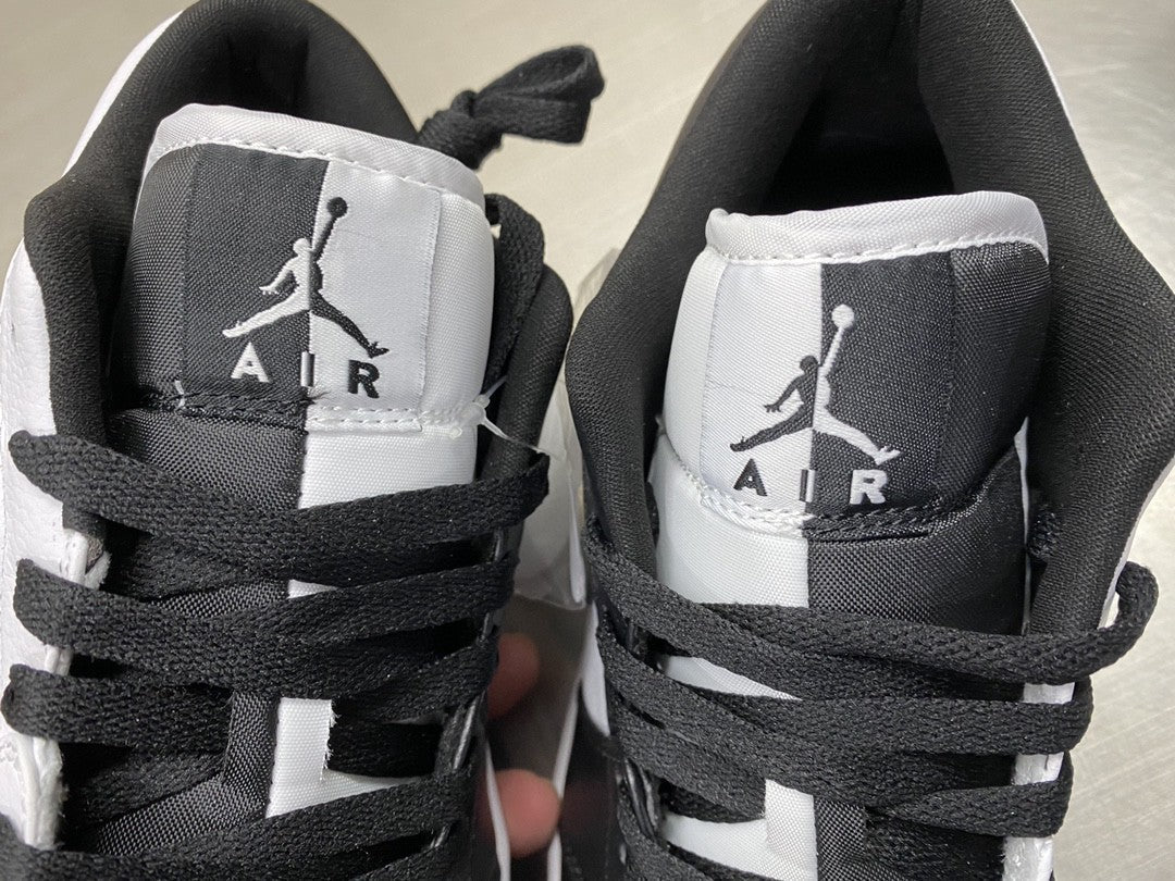 Nike Air Jordan Low Split For Men Black White Travel Bag