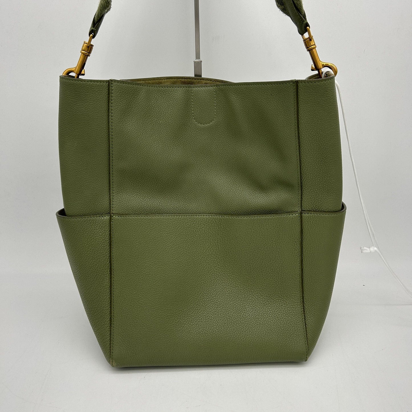 Luxury Soft Grained Calfskin Sangle Bag Light Bucket Bucket Bag