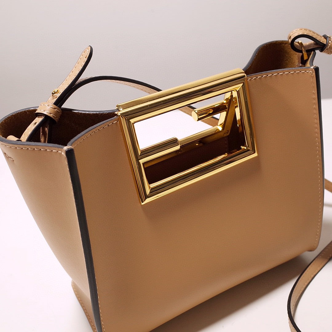 Top QualityTop Quality Way 17.5cm Black Beige Handbag