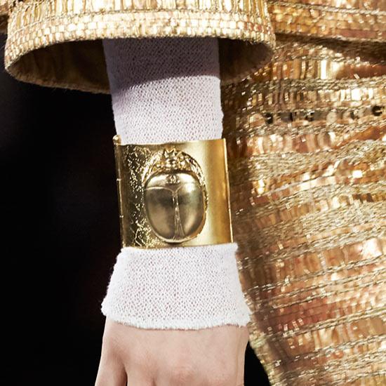 Chanel Scarab Beetle Cuff Accessory