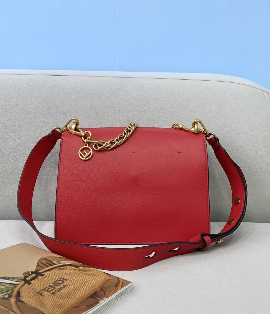 Top QualityTop Quality Kan U Red Small Handbag