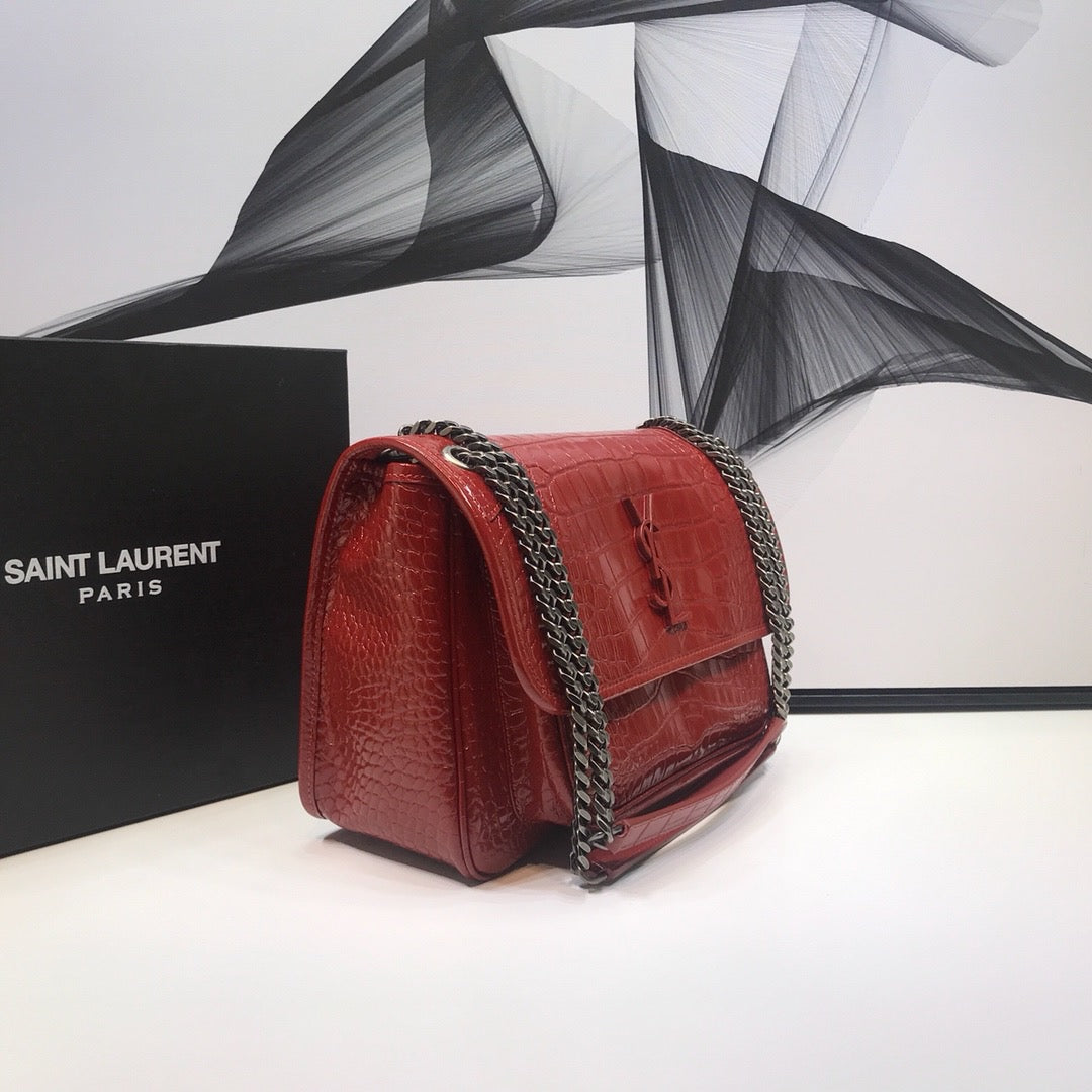 YSL Saint Laurent Niki Shoulder Bag Monogram Chain 11In28Cm Ysl 8487