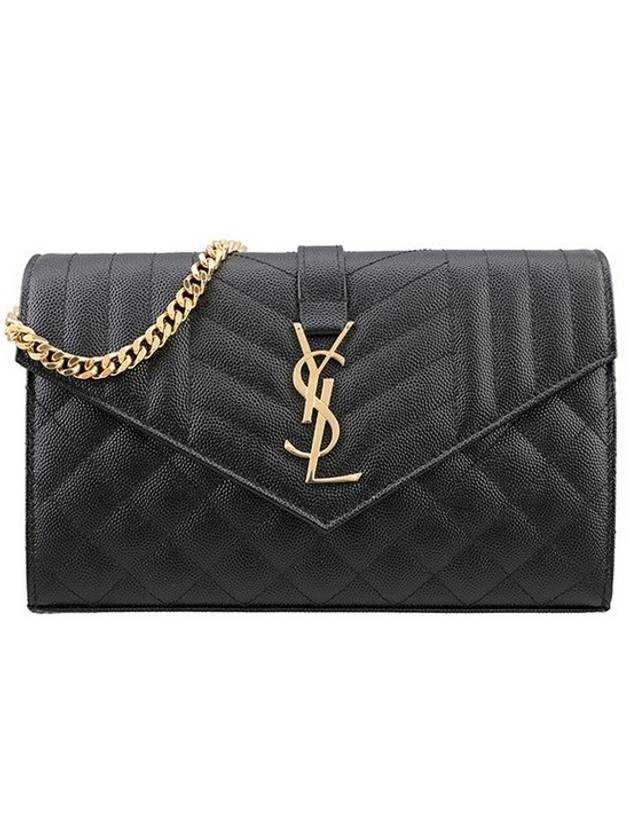 YSL Saint Laurent Saint Laurent Trending Cassandre Cross Bag Monogram Black Travel Bag