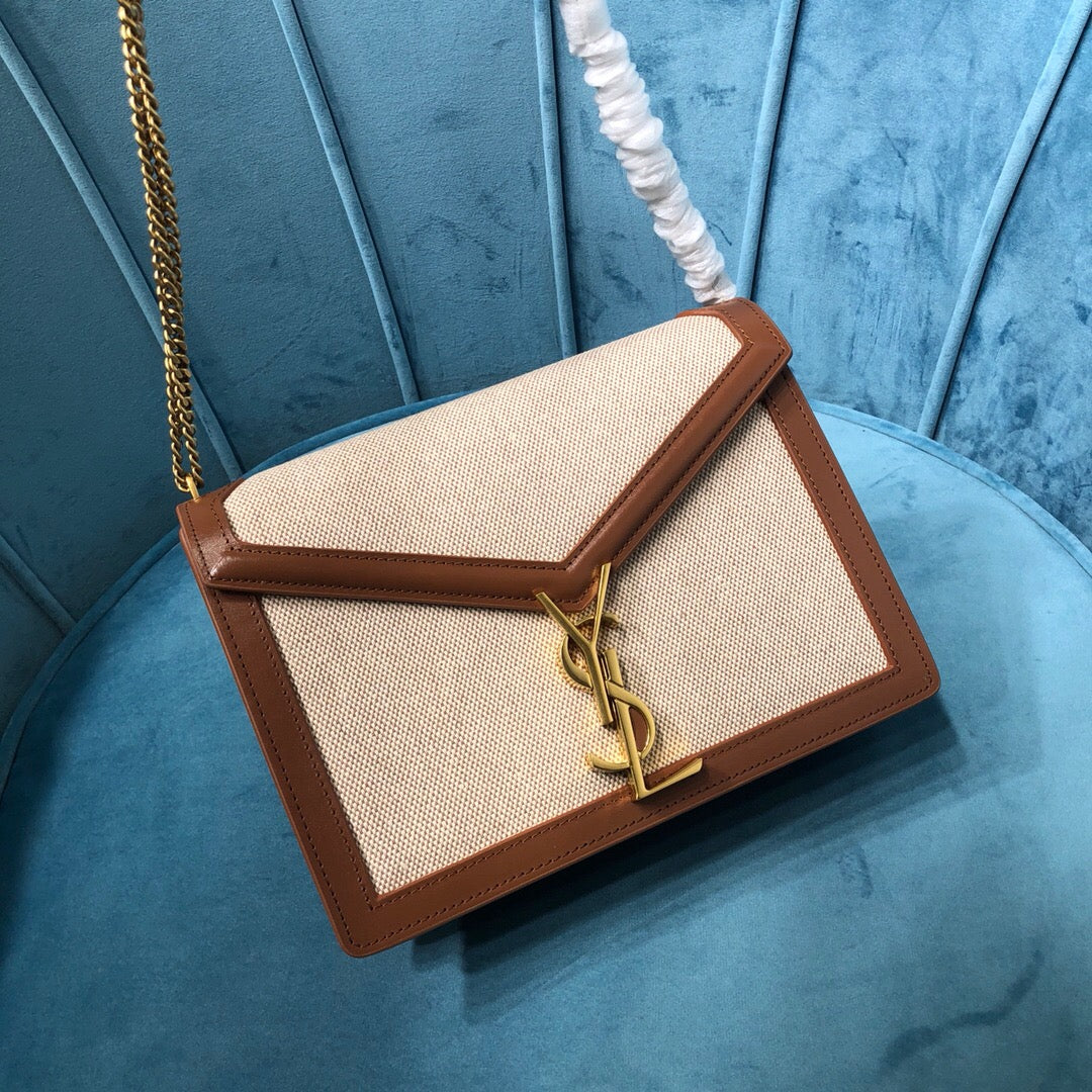 YSL Saint Laurent Cassandra Handbag Monogram Chain Travel Bag