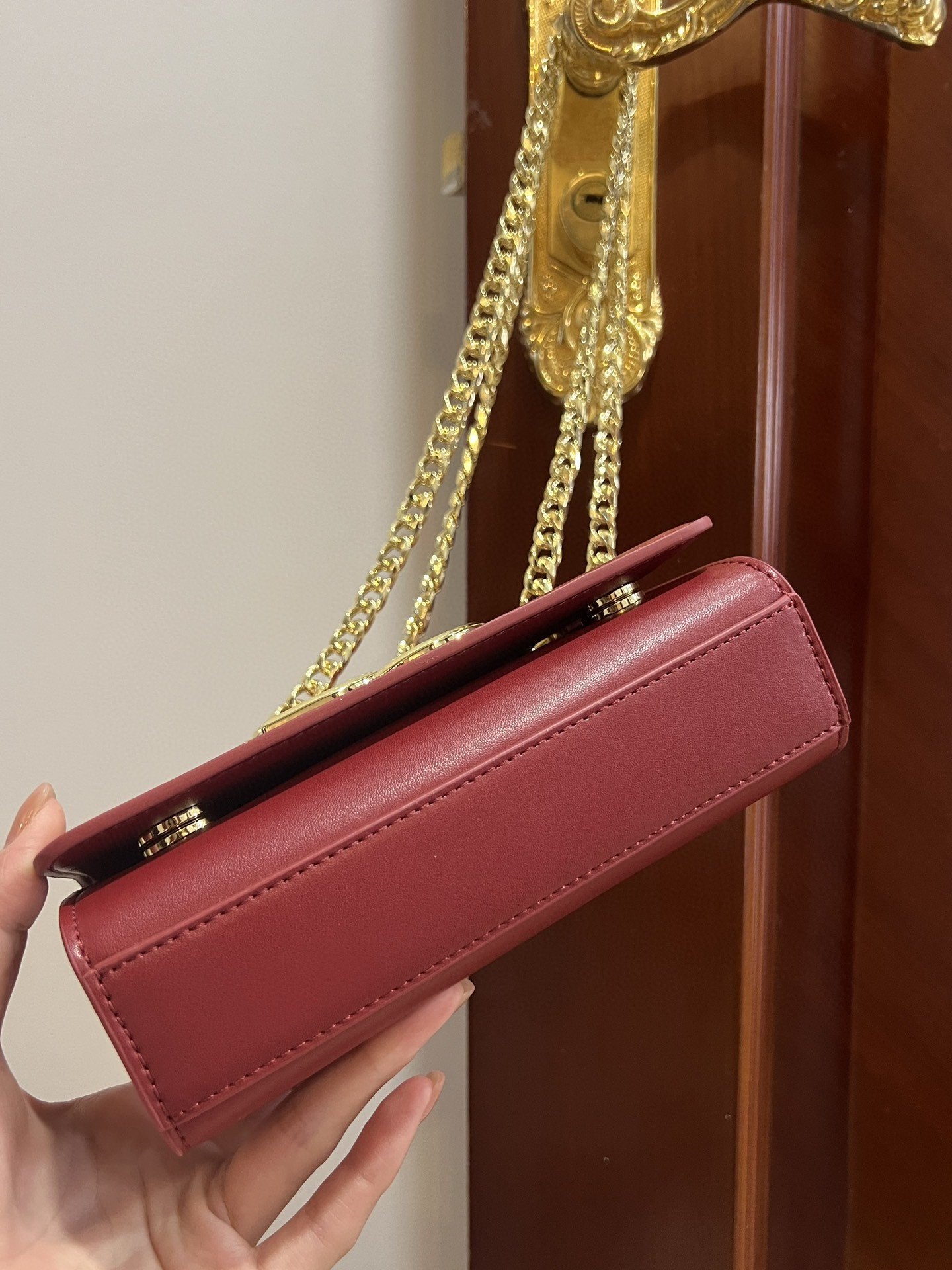 Polished Phone Burgundy Travel Bag