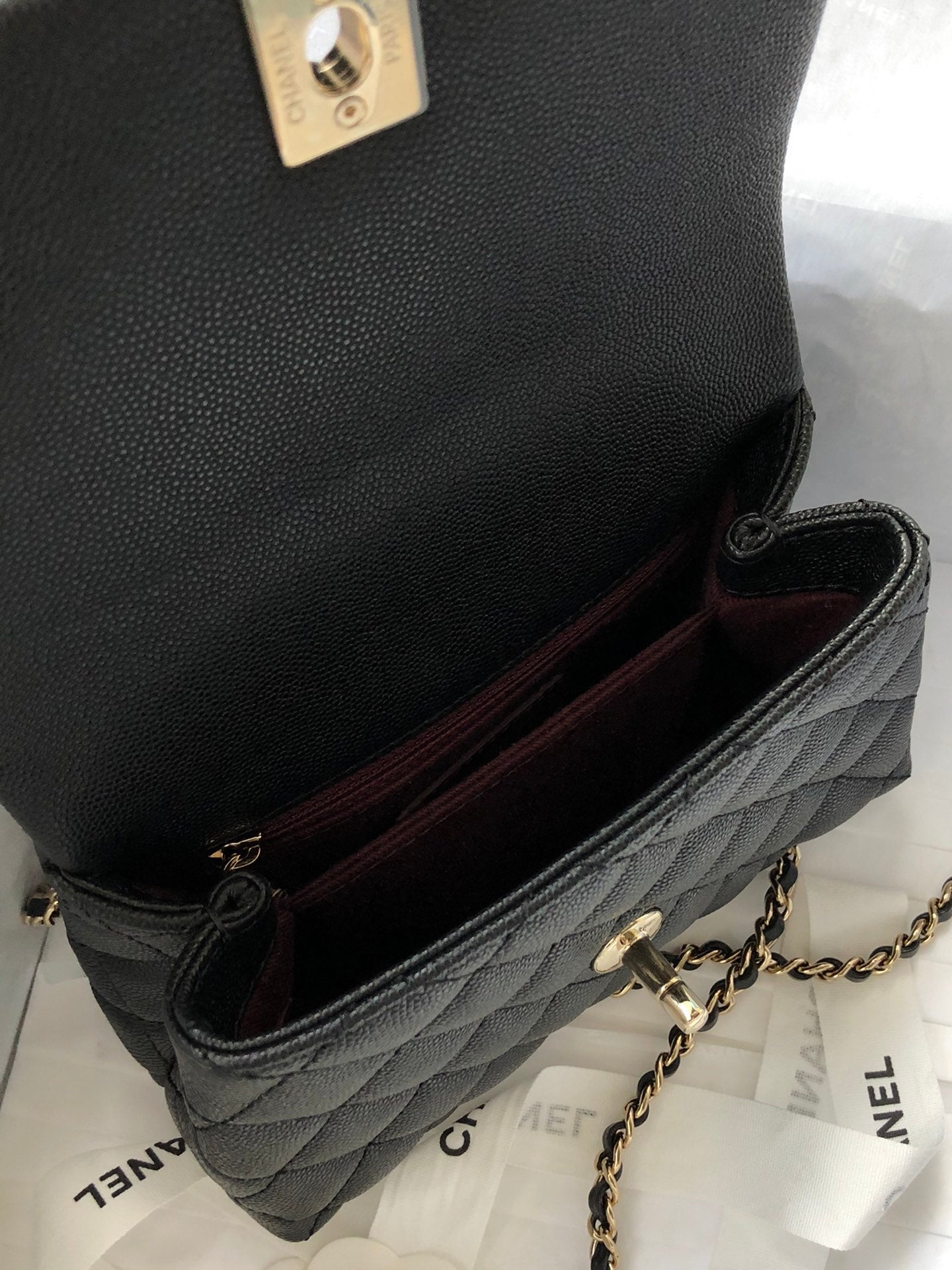 Chanel Classic Top Qualityapbag Top Handle For Women Black Mini Travel Bag
