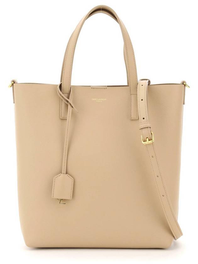 YSL Saint Laurent Saint Laurent Trending Shopping Toy Supple Tote Leather Beige Tote Bag