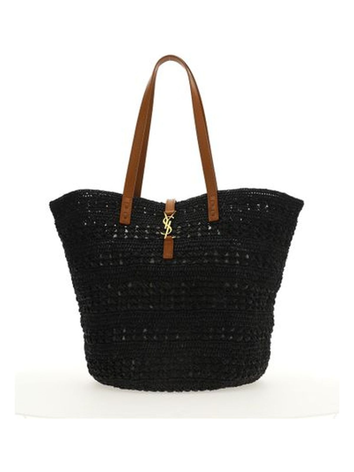 YSL Saint Laurent Saint Laurent Trending Women Tote Bag With Raffia Monogram