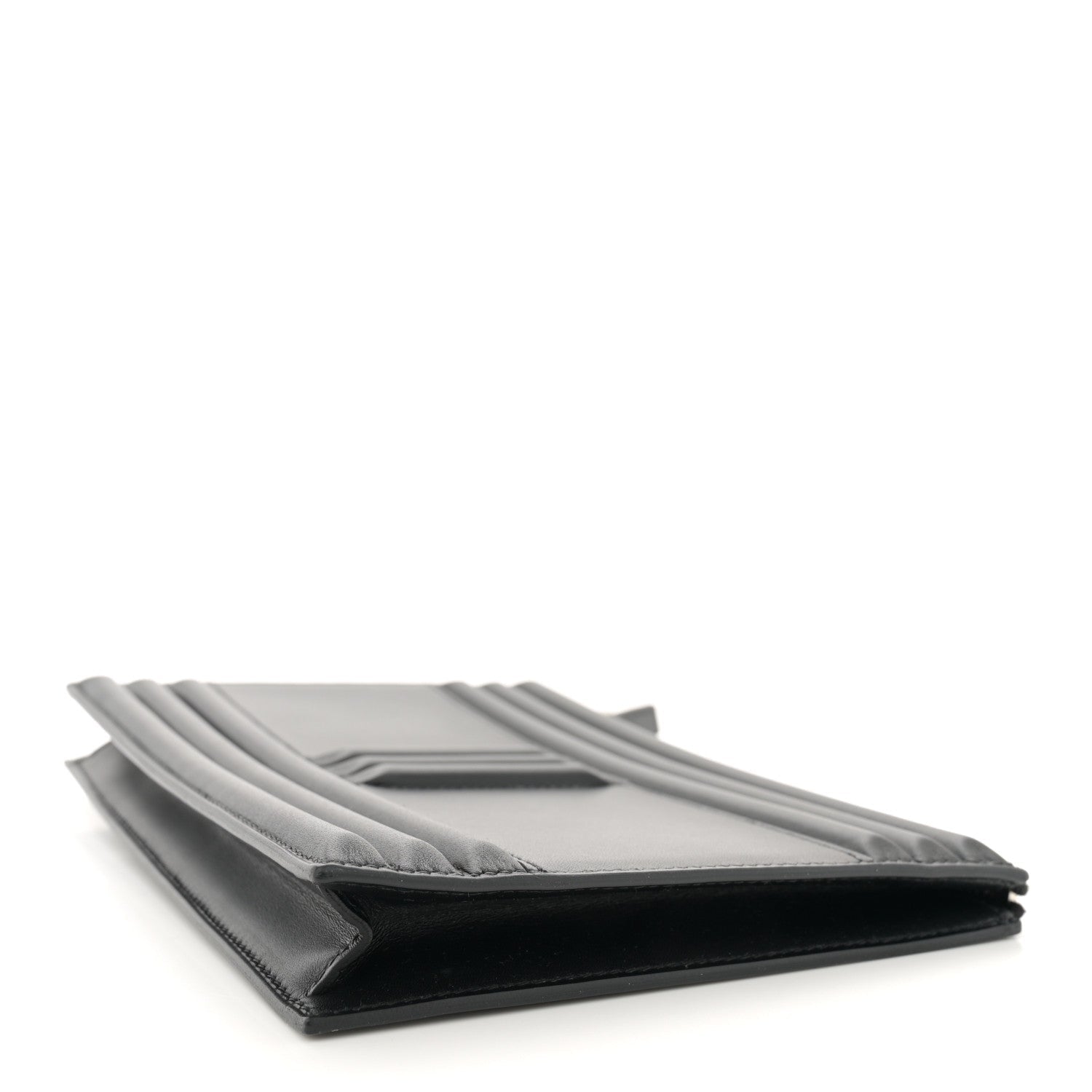 Hermes Tadelakt Kelly Cadena Clutch Black Clutch Bag