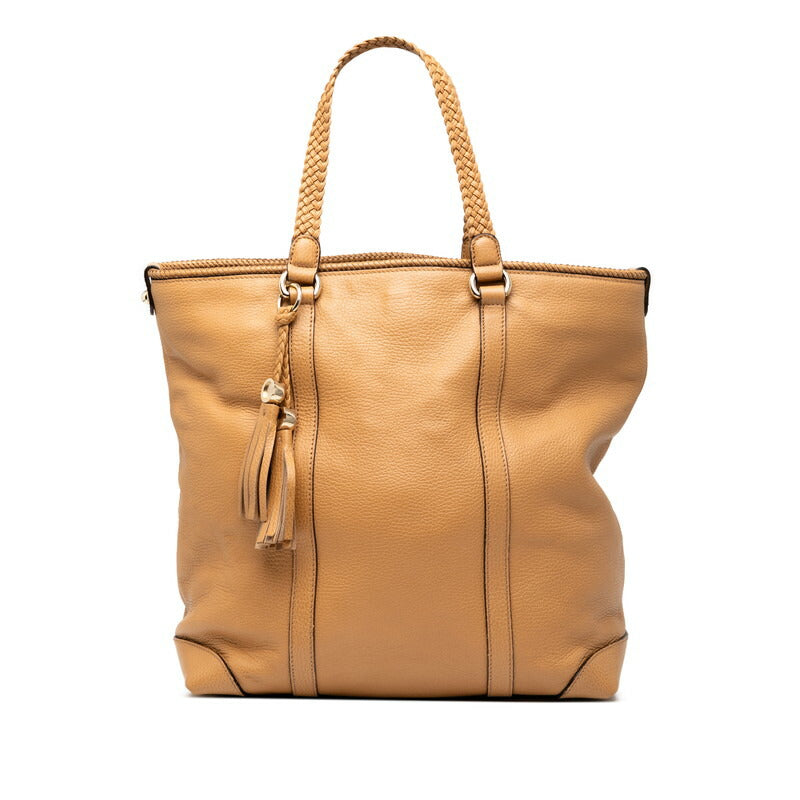 Gucci Intrecciato Tote Bag Leather