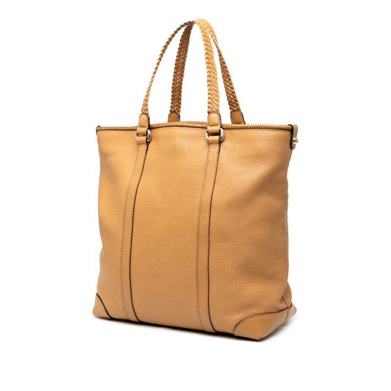 Gucci Intrecciato Tote Bag Leather