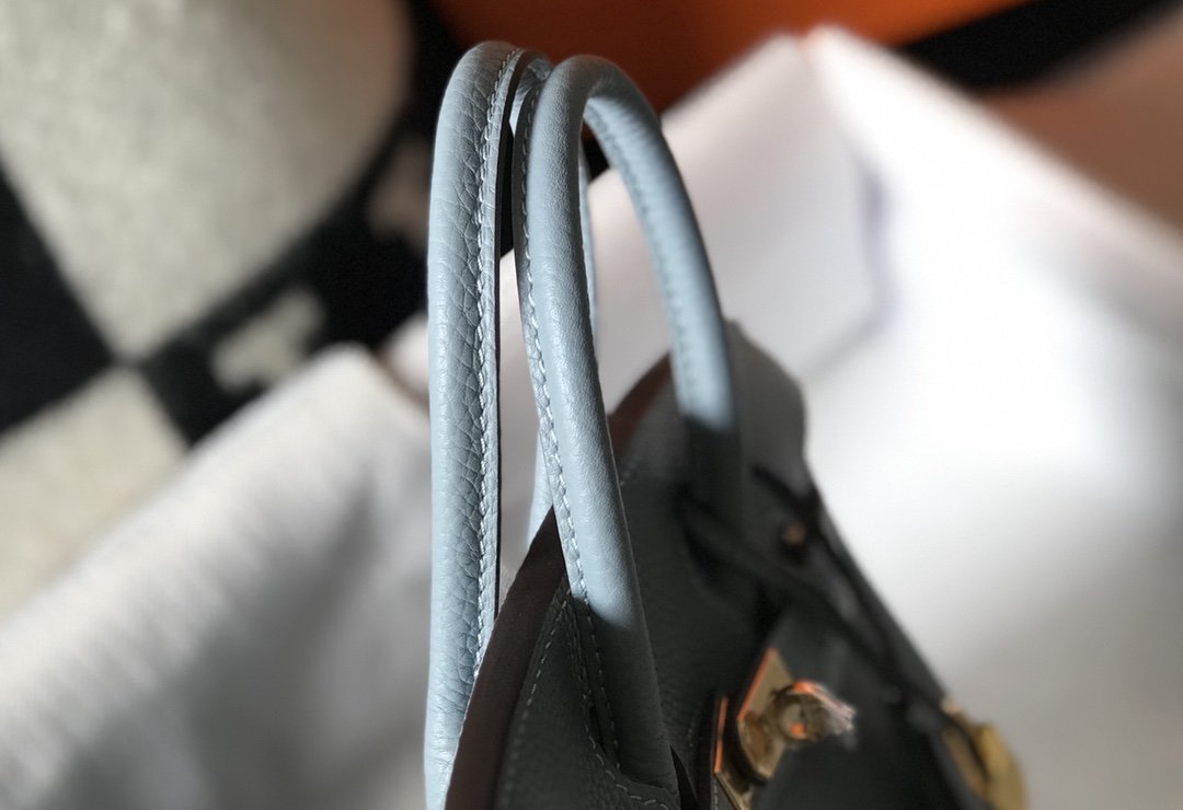 Top Quality Birkin Jean For Women Toned Blue Gold Travel Bag