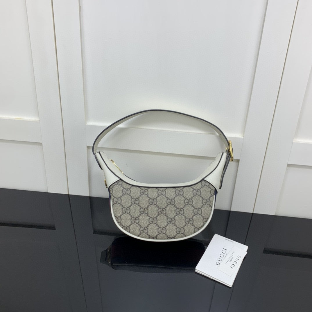 gg Ophidia gg Ebony gg Canvas Beige Mini Bag