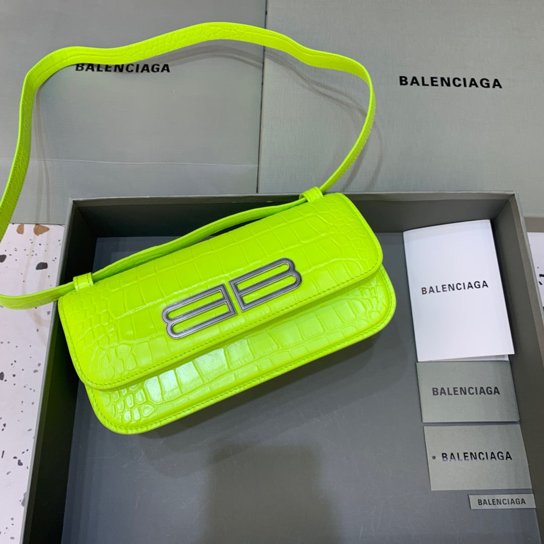 Top Quality Gossip Shoulder Bag Neon For Green Small