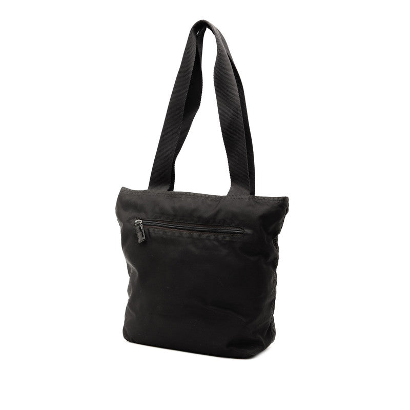 Prada Triangle Plate Tote Bag Nylon Logo Tote Bag 1