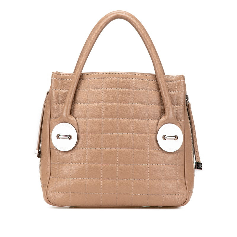 Choco Bar Caviar Skin Handbag Coco Mark
