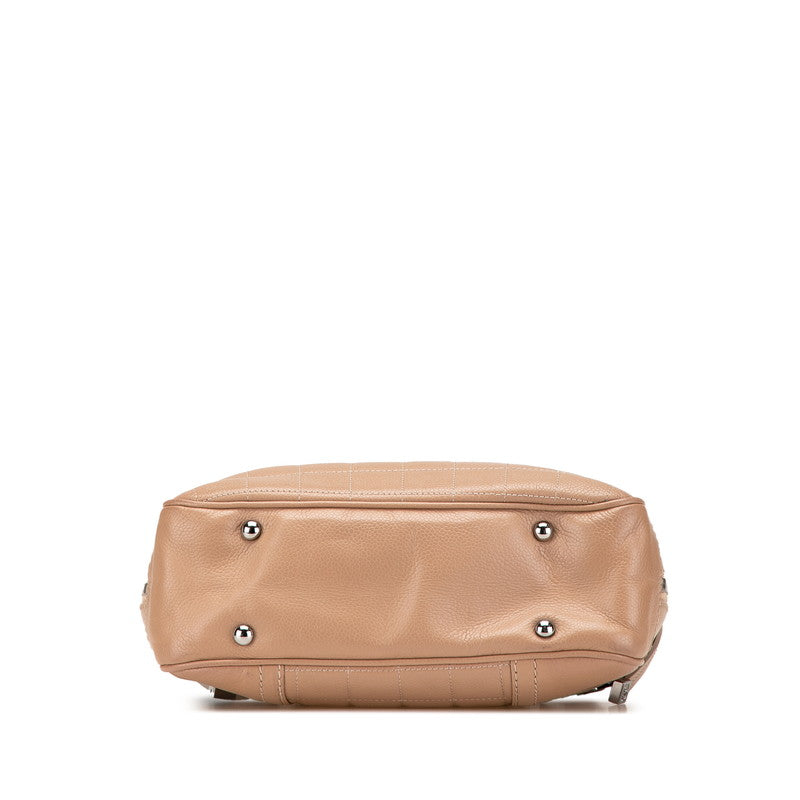 Choco Bar Caviar Skin Handbag Coco Mark