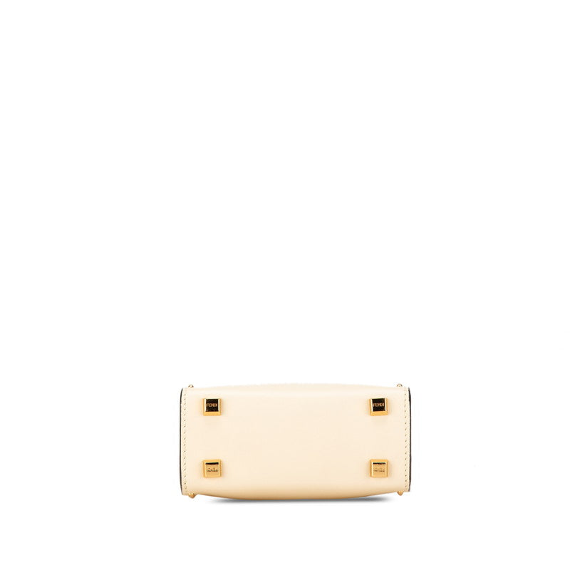 Fendi Sunshine Shopper Calf 2Way Bag Leather Calf Leather Travel Bag