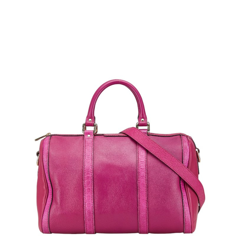 Gucci ssima 2Way Bag Leather Travel Bag