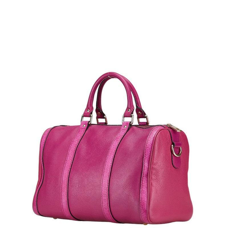 Gucci ssima 2Way Bag Leather Travel Bag