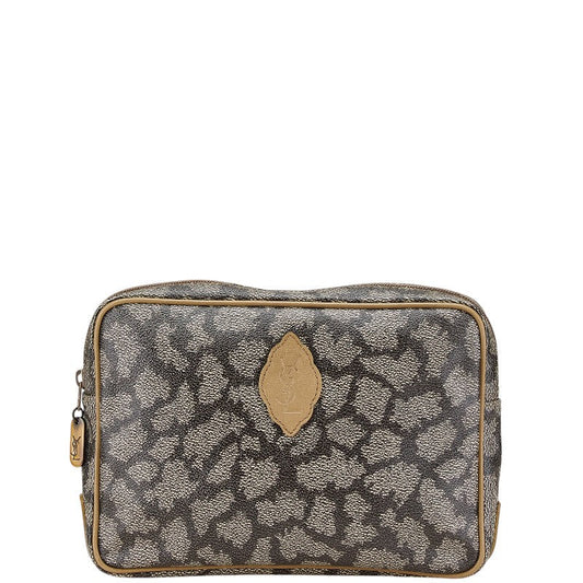 YSL Saint Laurent Giraffe Clutch Bag Leather