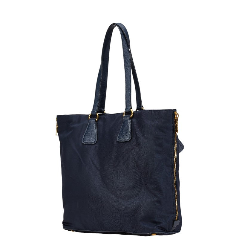 Prada 2Way Tote Bag Leather Nylon Tote Bag 3