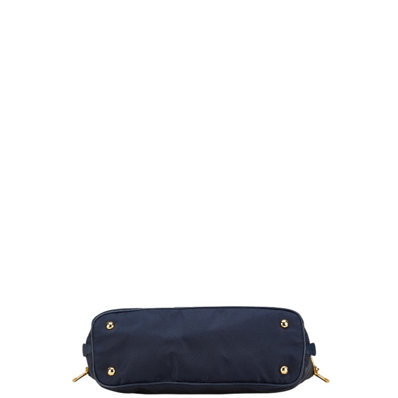 Prada 2Way Tote Bag Leather Nylon Tote Bag 3